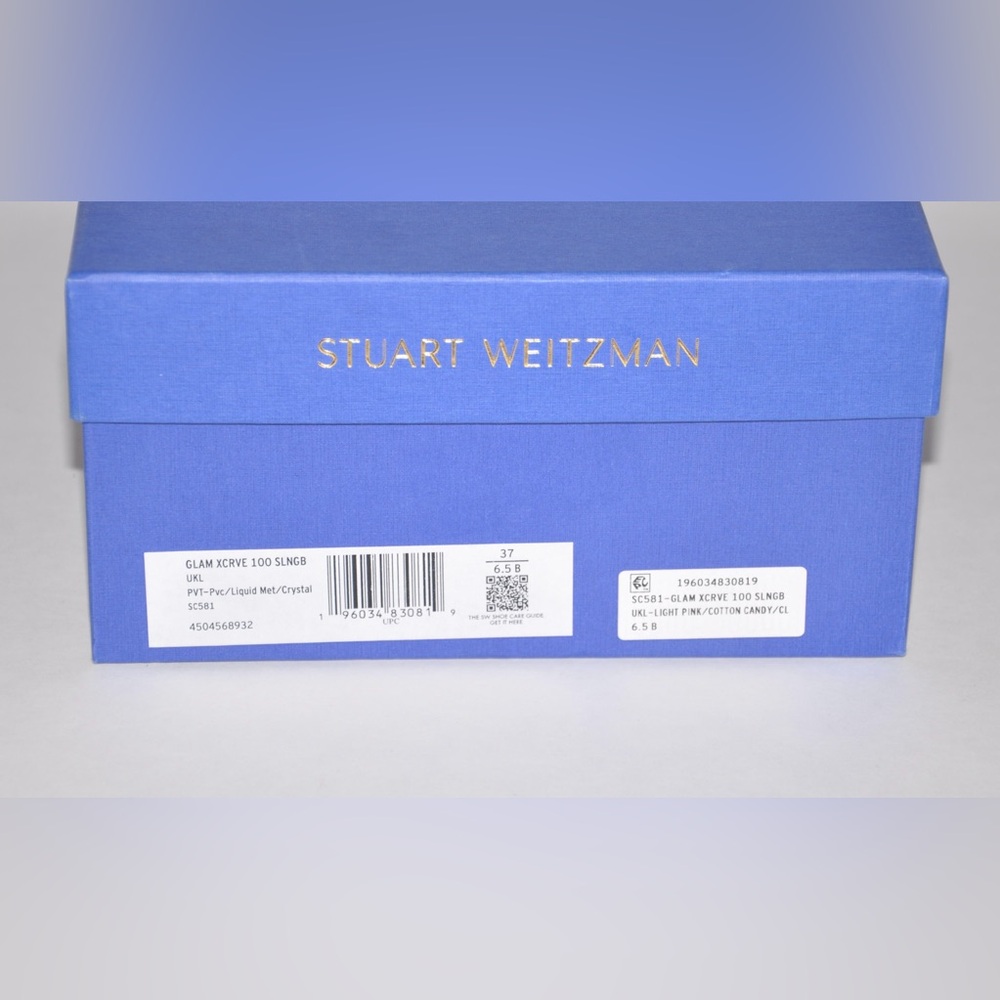 NEW Stuart Weitzman Women's Glam 100 Stiletto Heels XCurve Pumps Shoes 6.5 $595 - Picture 12 of 13